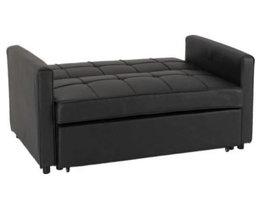 Astoria Sofa Bed - Black Faux Leather