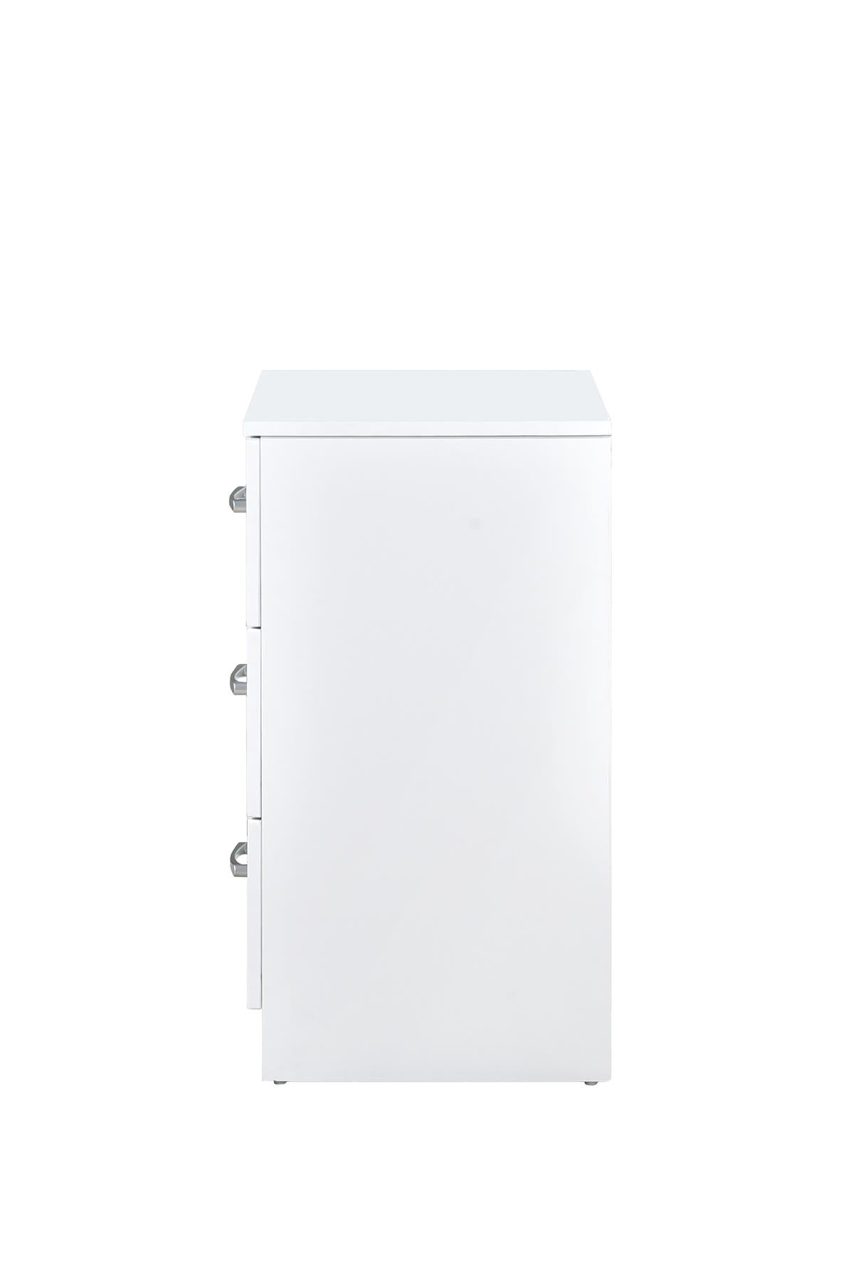 Highbury 3 Drawer Chest - White