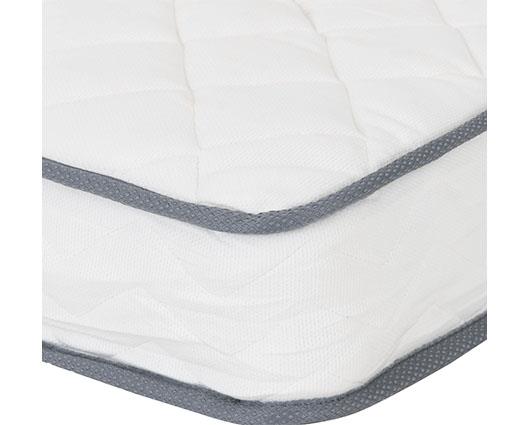 YASMIN 4'6" ROLL UP MATTRESS 20CM (POCKET SPRING) - WHITE