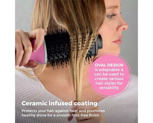 Carmen Oval Hot Air Brush Pink