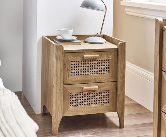 Sydney 2 Drawer Bedside