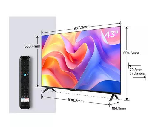 TCL 43PF650K Fire TV 43" Smart 4K Ultra HD HDR LED TV with Amazon Alexa
