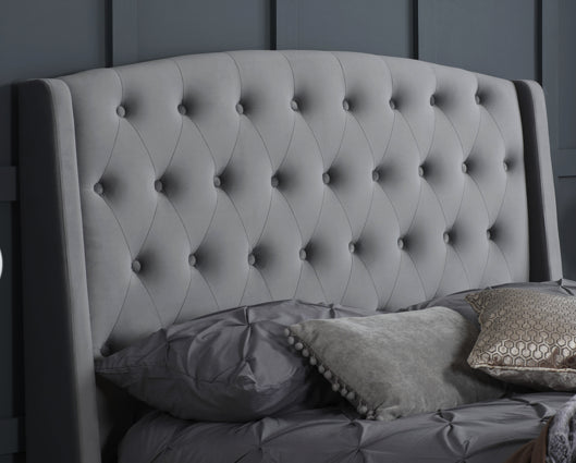 Balmoral Double Bed - Grey