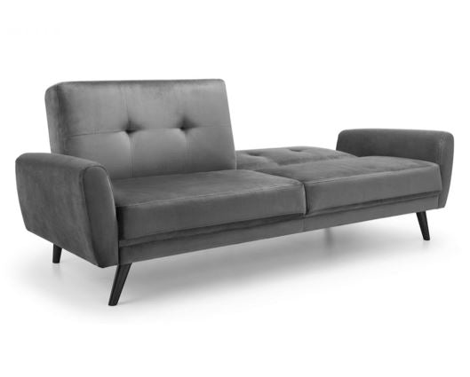 Monza Sofabed in Dark Grey Velvet