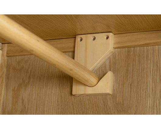 COTSWOLD 2 DOOR 1 DRAWER WARDROBE