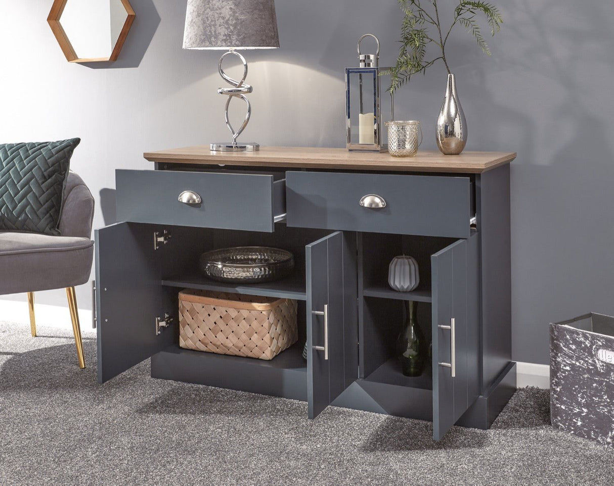 Kendal large sideboard slate blue