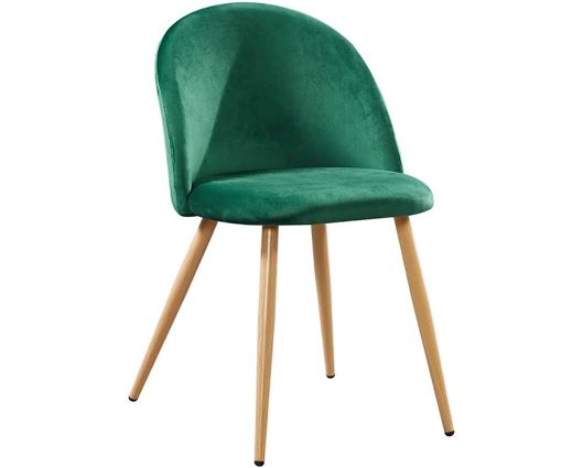 Venice Dining Chairs Green (PK 2)