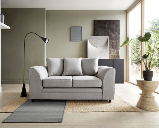 Darcy 2 Seater-Light Grey