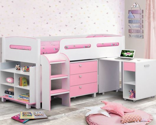 KIMBO PINK CABIN BED