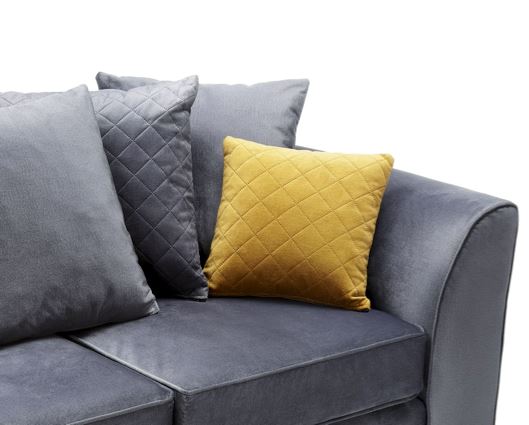 Chicago 3 Seater-Dark Grey