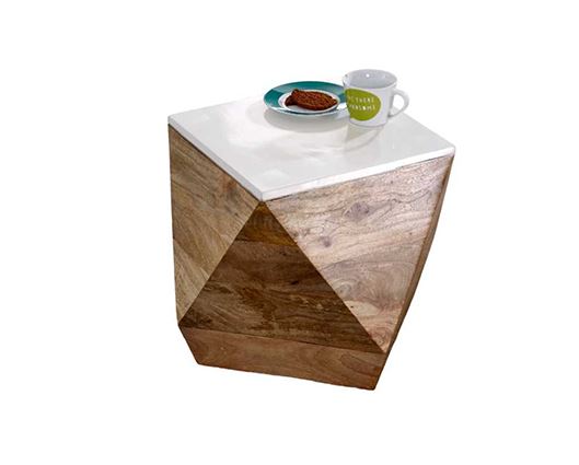 Alfie Side Table Solid Mango Wood