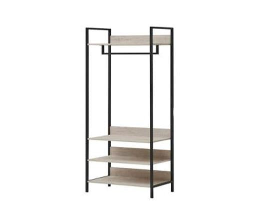 Zahra Open Wardrobe with 4 Shelves
