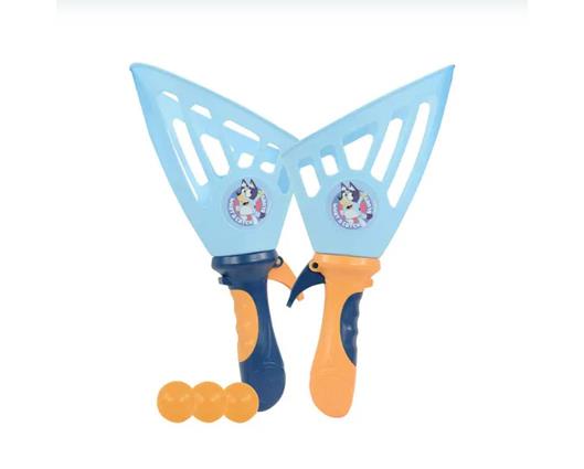 Bluey 4in1 Bumper Box Garden Games
Includes Bat and Ball, Scatch, Sticky Target Shot, Pop and Catch