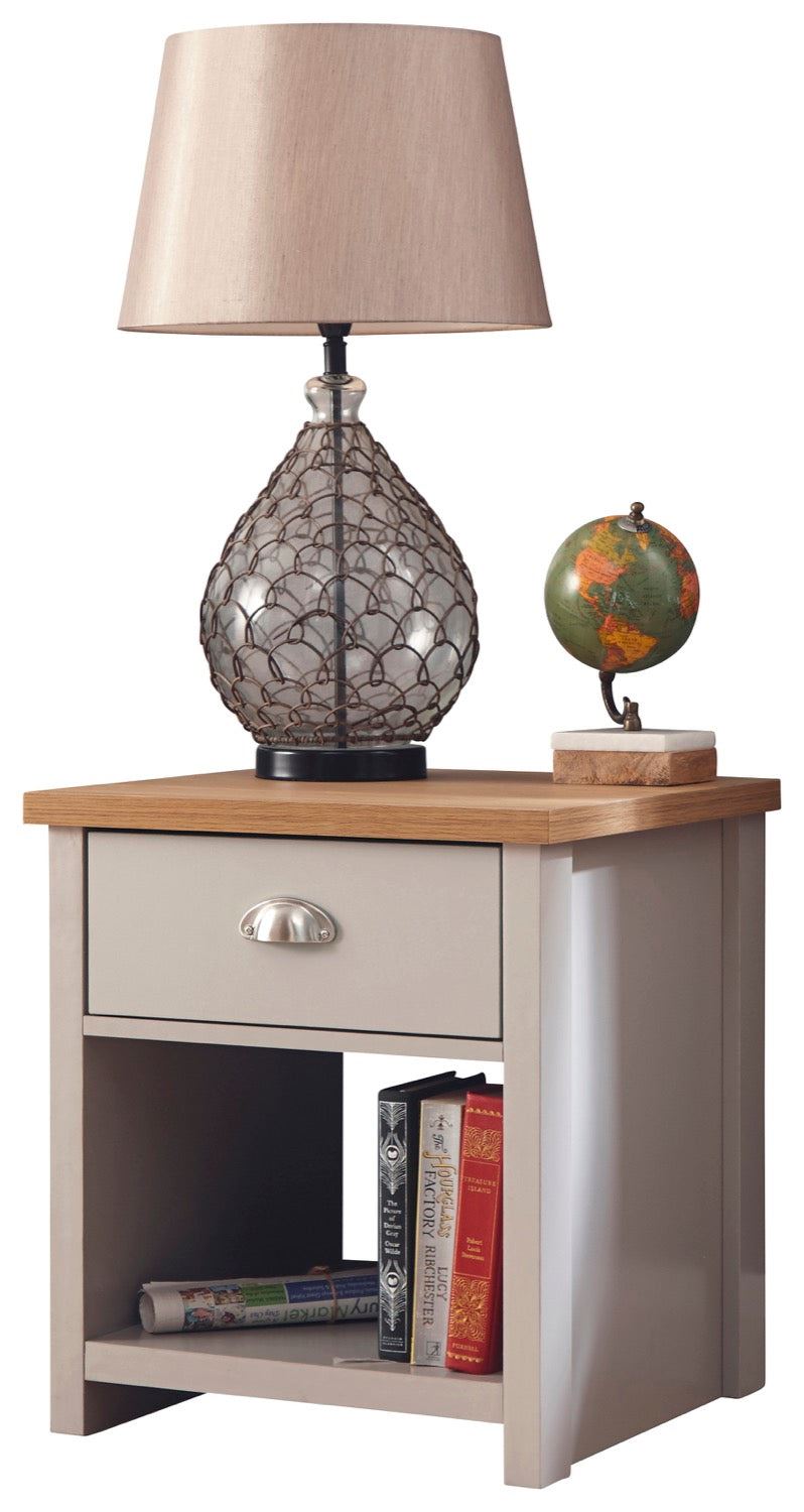 Lancaster lamp table grey