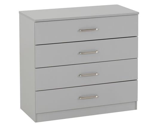 DAKOTA 2 DOOR WARDROBE BEDROOM SET - LIGHT GREY
