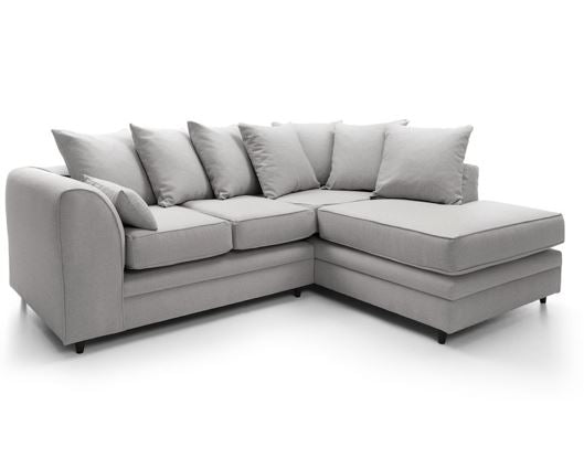 Darcy Right Hand Facing Corner Sofa-Light Grey