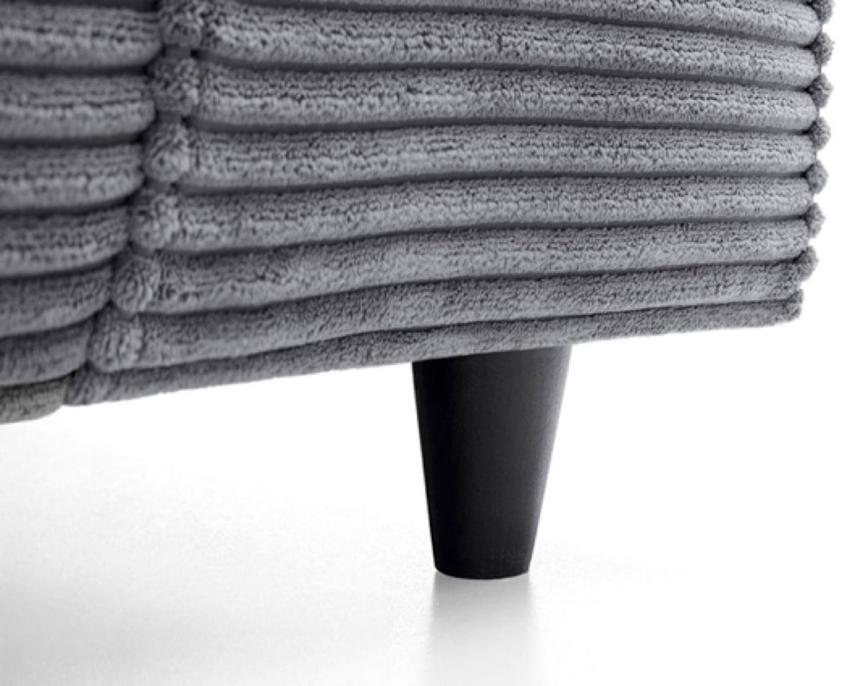 Jumbo Cord 2 Seater Sofa-Grey