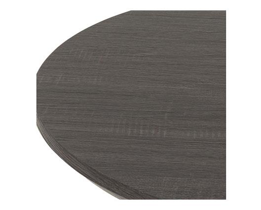 QUEBEC ROUND DINING TABLE - BLACK WOOD GRAIN