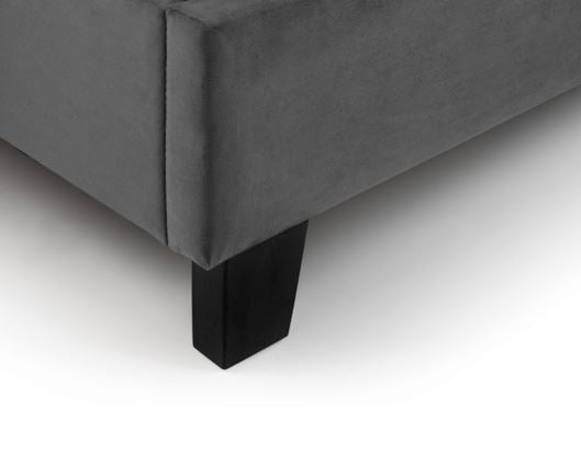 ROSA VELVET BED IN A BOX 90CM - GREY