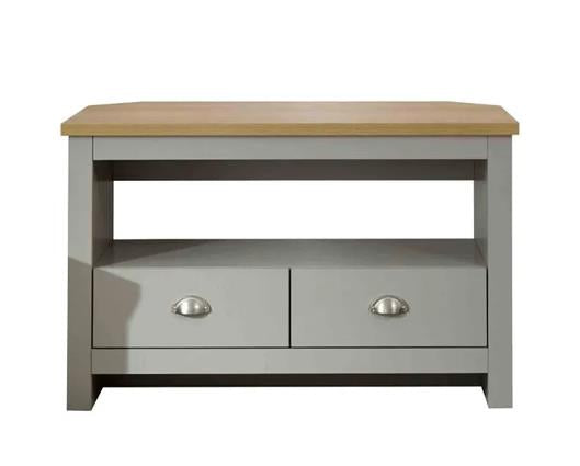 Lancaster Corner TV Unit Grey