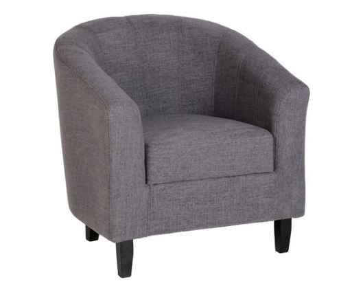 Tempo Tub Chair - Grey Fabric