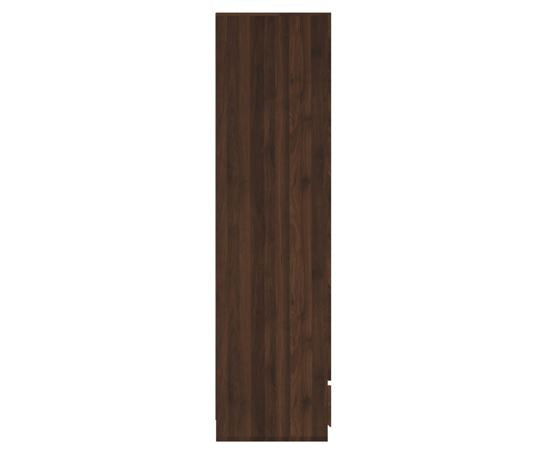 Catania 2 Door 1 Drawer Wardrobe Royal Walnut
