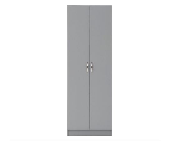 Essentials 2 Door Wardrobe in Grey