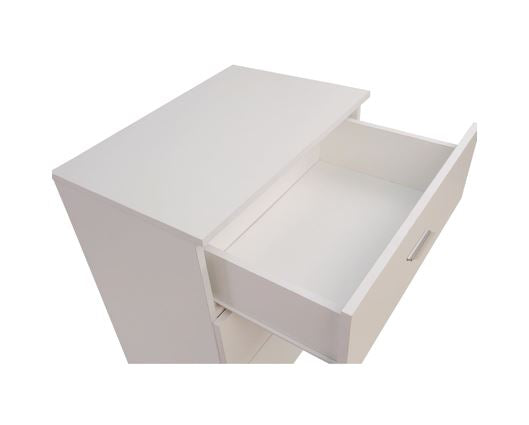 3 Drawer Chest - White