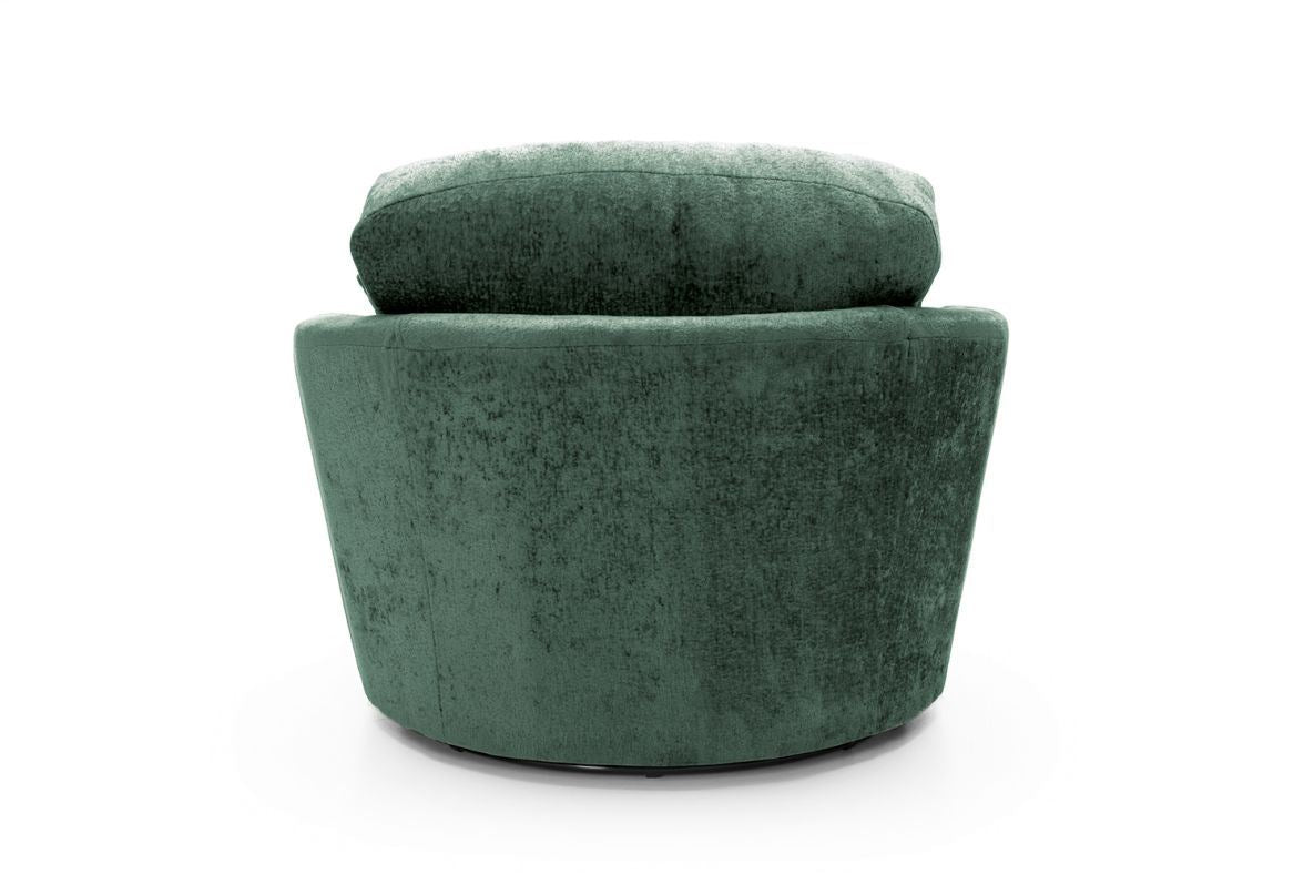 Harriet Swivel Chair - Rifle Green