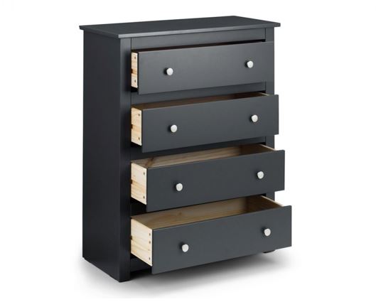 RADLEY 4 DRAWER CHEST - ANTHRACITE