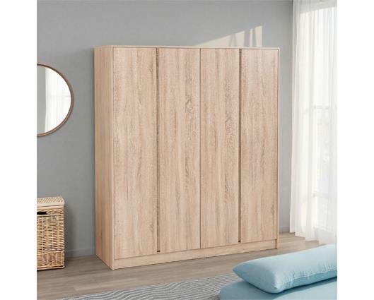 MALVERN 4 DOOR WARDROBE - SONOMA OAK EFFECT