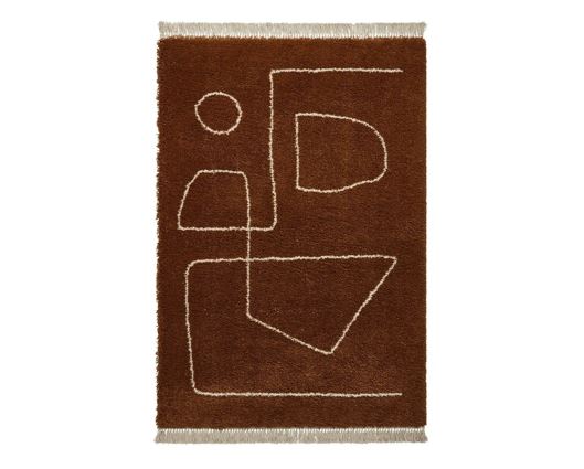 Boho A474 Rust - 120 x 170