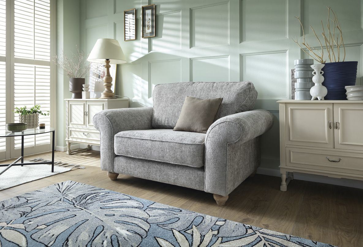 Ingrid Love Seat - Ash Grey