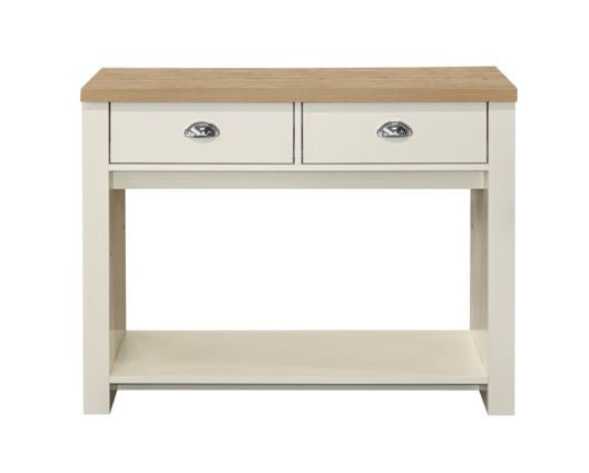 Highgate 2 Drawer Console Table-Cream