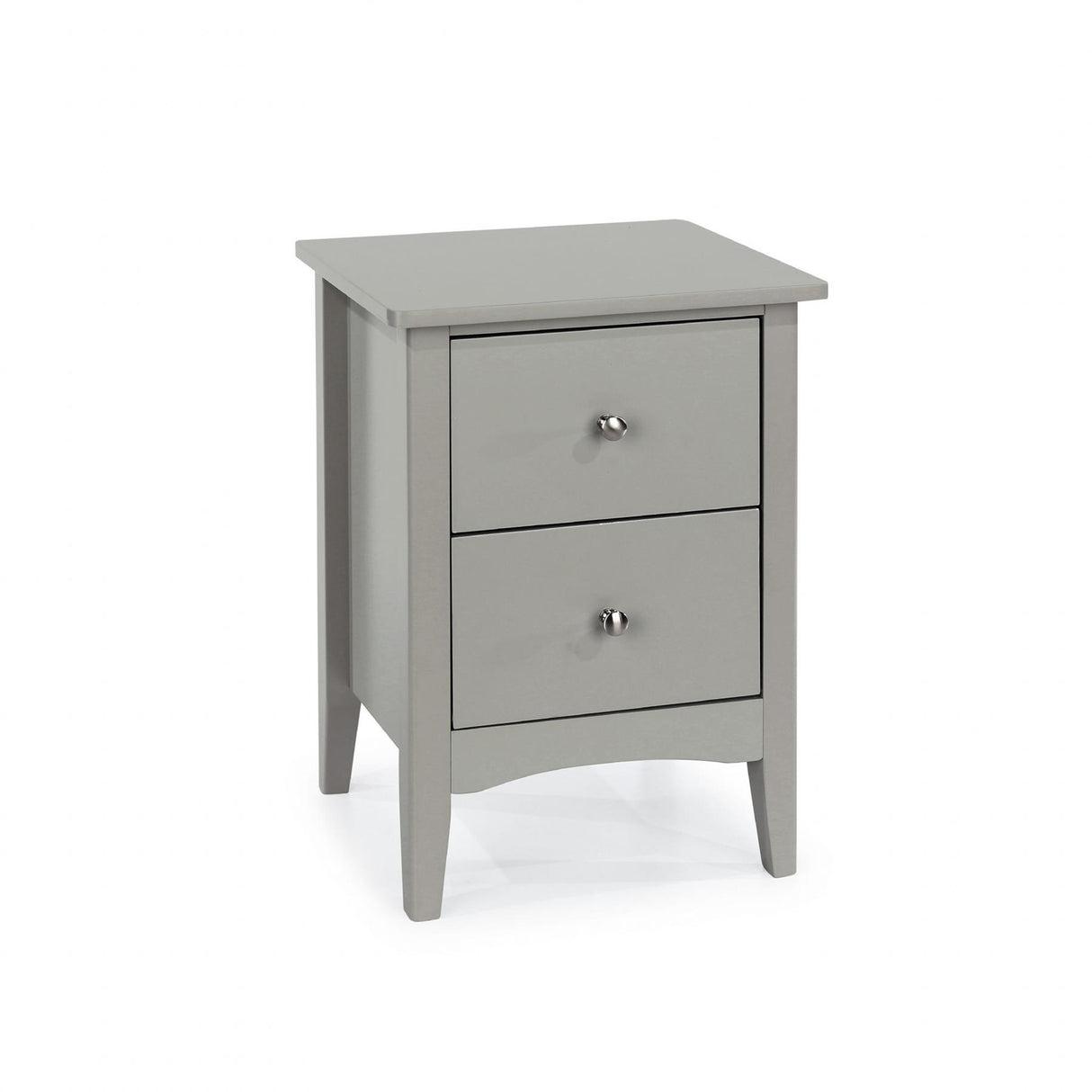 Como 2 Drawer Bedside Cabinet-Light Grey
