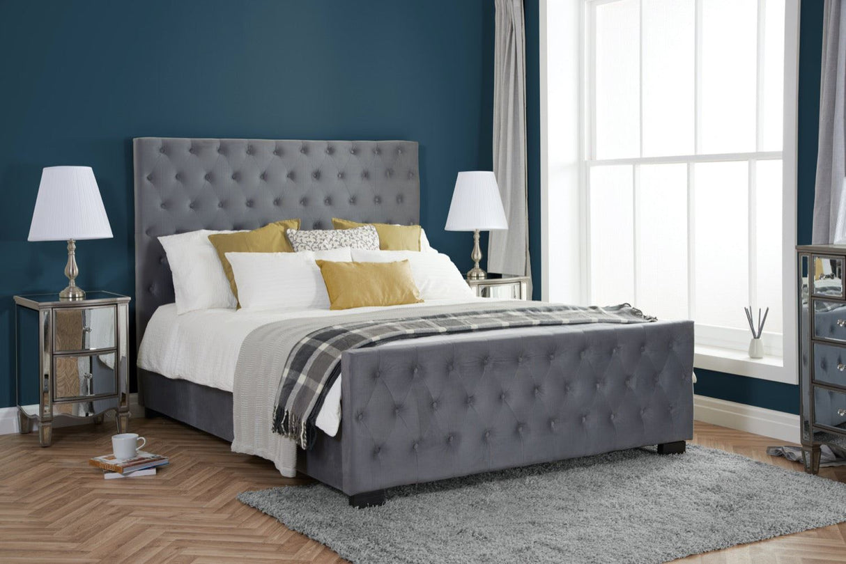 Marquis Double Bed - Grey