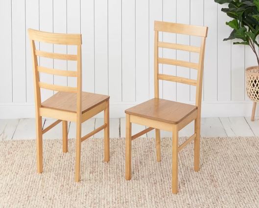Pickworth Dining Set with 4x Upton Chairs Oak