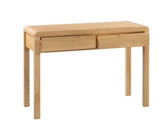 CURVE 2 DRAWER DRESSING TABLE & STOOL ASS