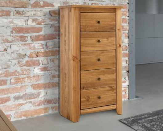 Havana 5 Drawer Chest Pine