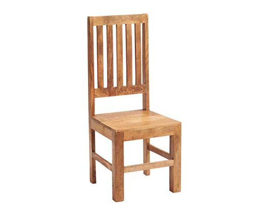 Toko Light Mango 6 FT Dining Set with Wooden Chairs