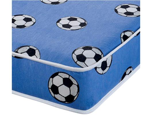 Football Theme Sprung Mattress - Single