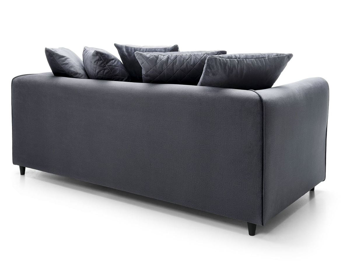 Chicago 3 Seater-Dark Grey