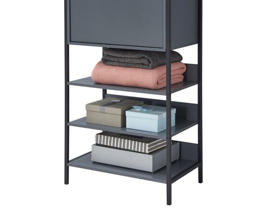 Zahra Storage Cabinet with 1 Door & 3 Shelves