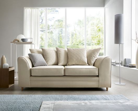 Chicago 3 Seater-Cream