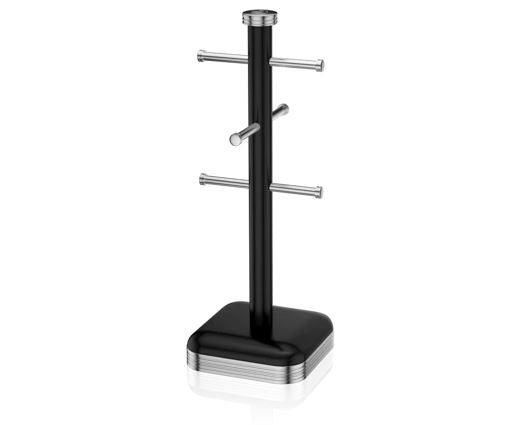 Swan Retro Mug Tree Black