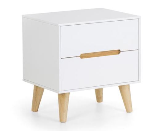 Alicia 2 drawer bedside