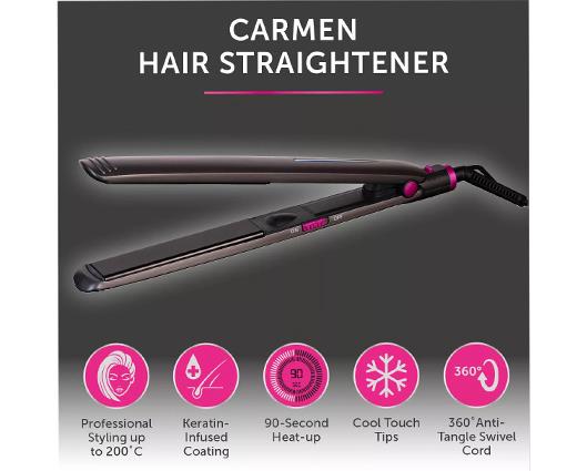 Carmen Neon Hair Straightener