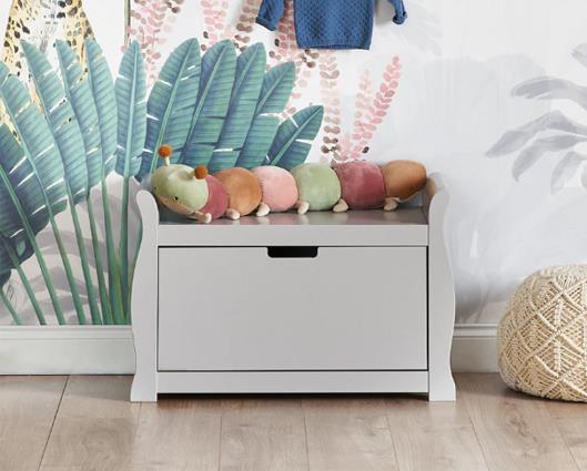 Stamford Toy Box-Warm Grey