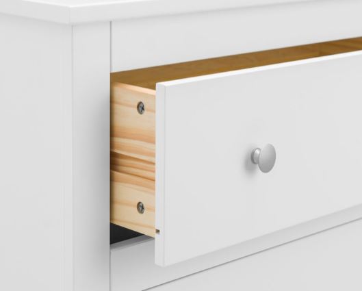 RADLEY 4 DRAWER CHEST - SURF WHITE