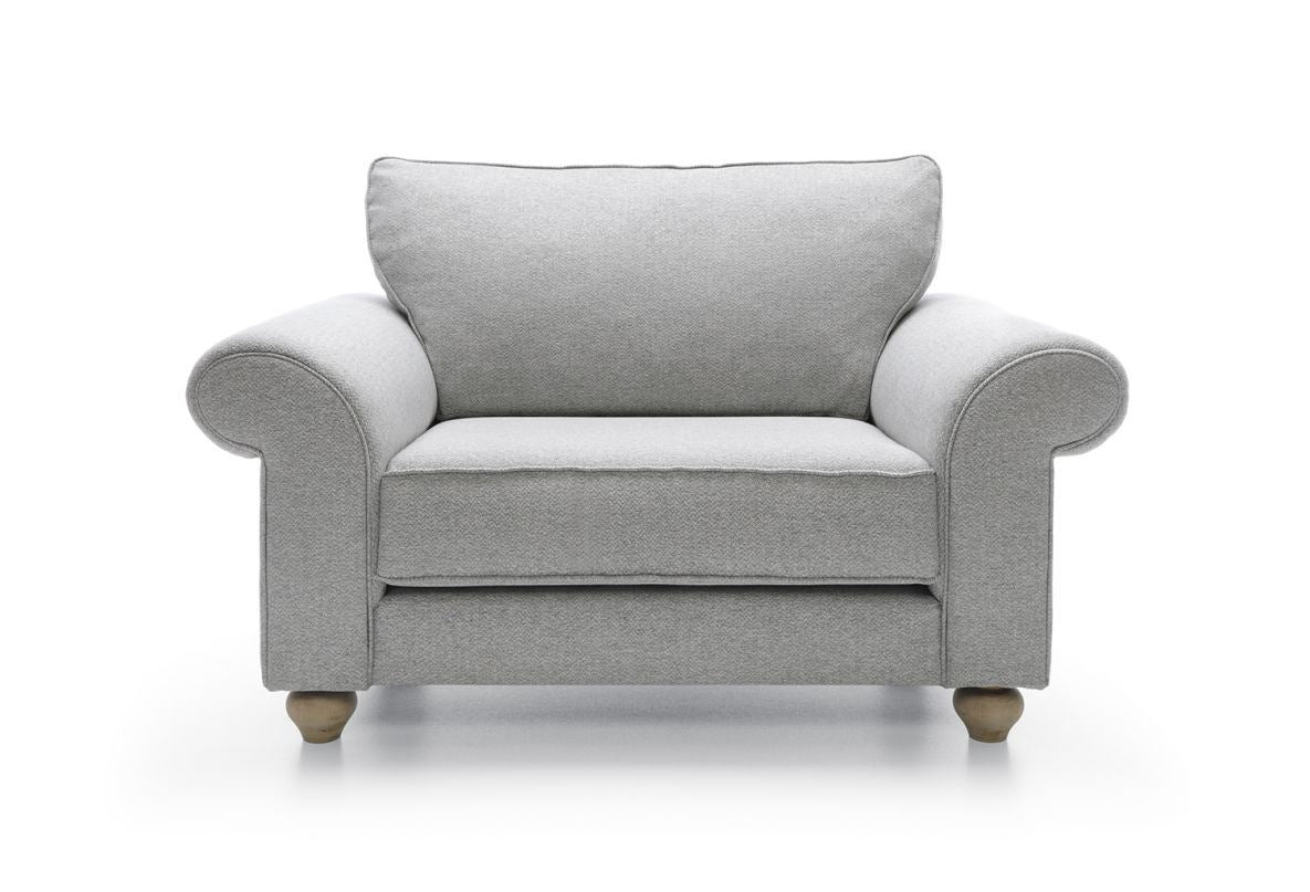 Ingrid Love Seat - Light Grey